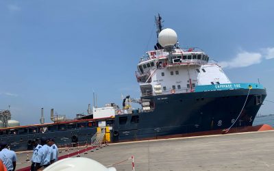 CHEVRON inaugura segundo navio de estimulação de poços na base da SONILS