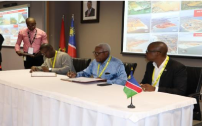 SONANGOL E.P., NATIONAL PETROLEUM CORPORATION OF NAMIBIA (NAMCOR) AND NAMIBIAN PORTS AUTHORITY (NAMPORT), SIGN A MEMORANDUM OF UNDERSTANDING AT THE SONILS BASE