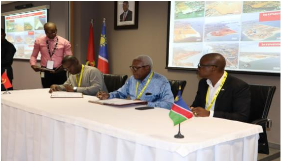 SONANGOL E.P., NATIONAL PETROLEUM CORPORATION OF NAMIBIA (NAMCOR) E NAMIBIAN PORTS AUTHORITY (NAMPORT), ASSINAM MEMORANDO DE ENTENDIMENTO NA BASE SONILS